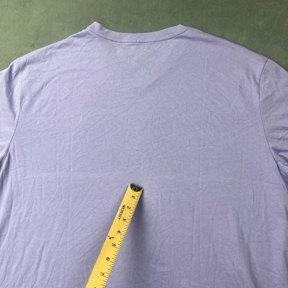 Polo Ralph Lauren V-Neck T-Shirt XL Purple Cotton Classic Fit NWT Flaw MSRP $55